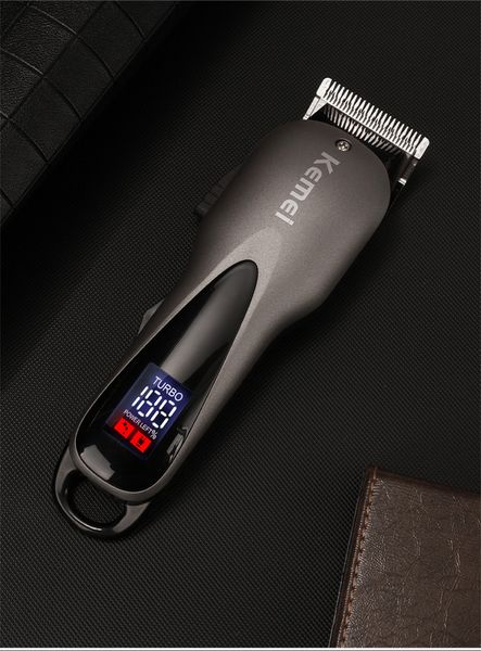 

kemei oil head машинка для стрижки волос профессиональный электрический триммер волос жк-дисплей высокой мощности волос резки стрижкой тримм