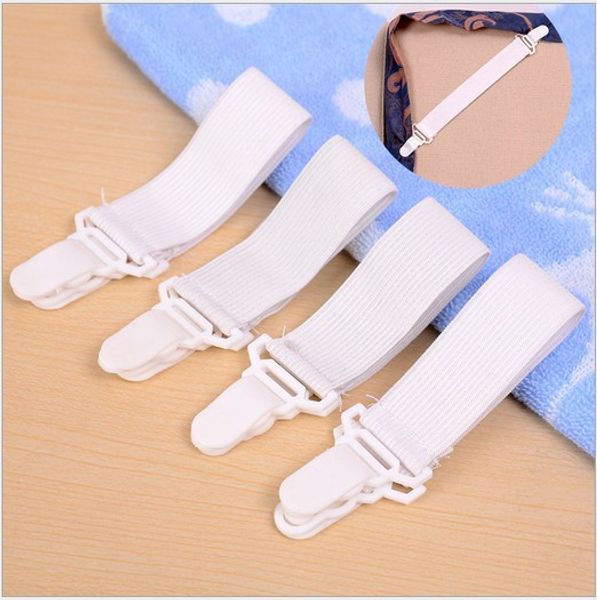 

4pcs elastic bed sheet clip fasteners garter mattress cover blankets straps holder gripper clip fixing slip-resistant belt