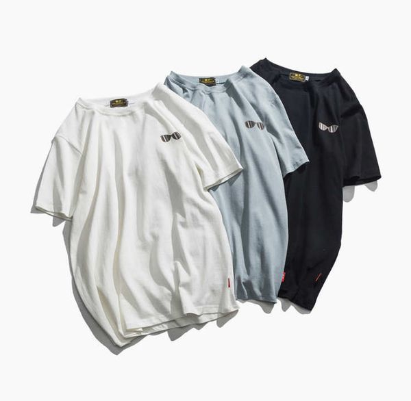 

2020 mens designer casual t-shirts 2019 summer animal print breathable loose t-shirts m-4xl 11, White;black