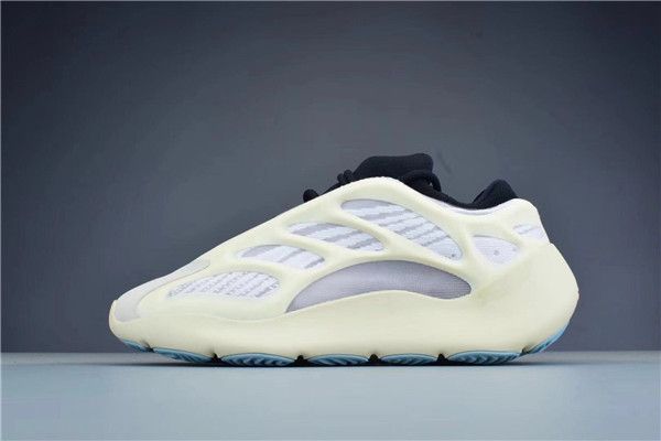 

new azael alvah 700 v3 kanye west mens running shoes white glow in the dark luxury outdoor men women designer sport sneakers, Black