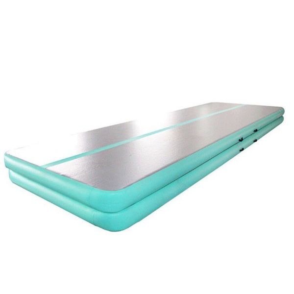 

3x1x0.2m inflatable air track gymnastics mat inflatable tumbling mat air floor for home use with electric air pump