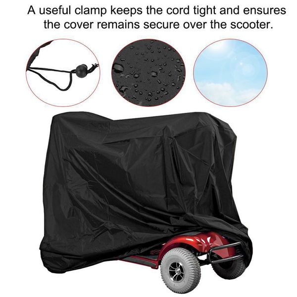 

home oxford cloth protective practical mobility scooter cover storage waterproof easy apply portable uv resistant elastic string