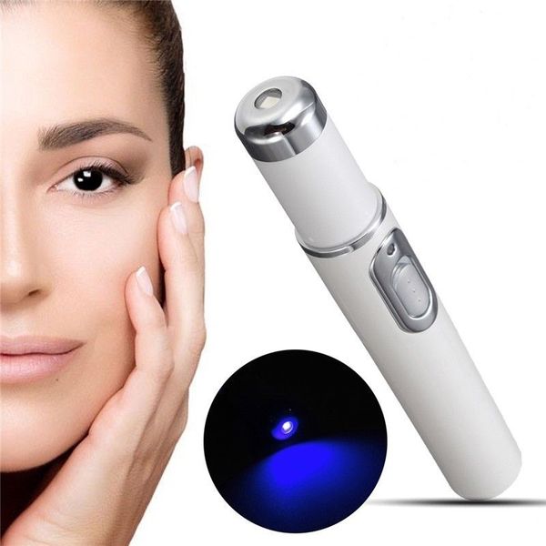 

blue light therapy acne laser pen soft scar removal tightening pores shrinking anti-wrinkle facial skin care beauty instrument