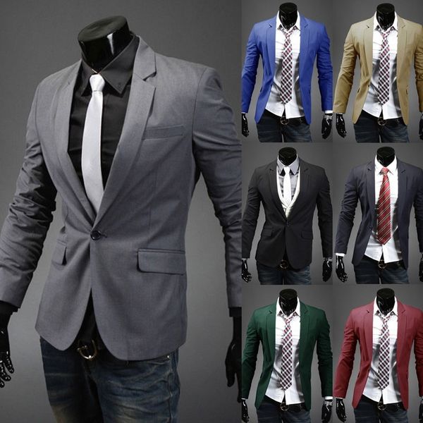 

2018 new metal buckle design men's self-cultivation suit, White;black