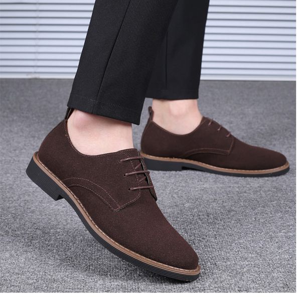 

men's casual shoes british style moccasins genuine leather flats zapatos hombre loafers footwear men winter&sping chaussures, Black