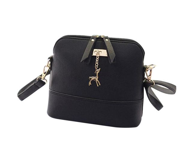 

women's handbags fashion shell bag leather women vintage messenger bags girls for shoulder bags decorative deer branded bag
