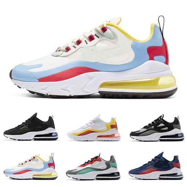 

2019 react men running shoes triple black white grey fashion mens trainers breathable sports sneakers