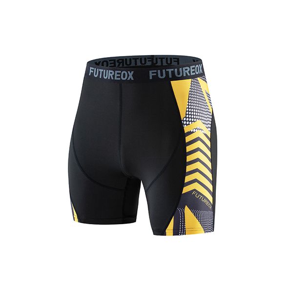 

summer gym fitness compression quick-drying breathable men's shorts fitness training tights running jogging shorts, Black;blue