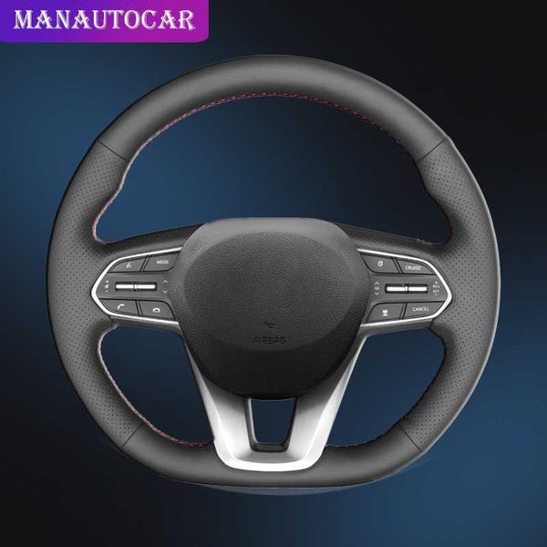 

auto braid on the steering wheel covers for santa fe 2019 diy car braiding wheel covers car-styling interior accessory