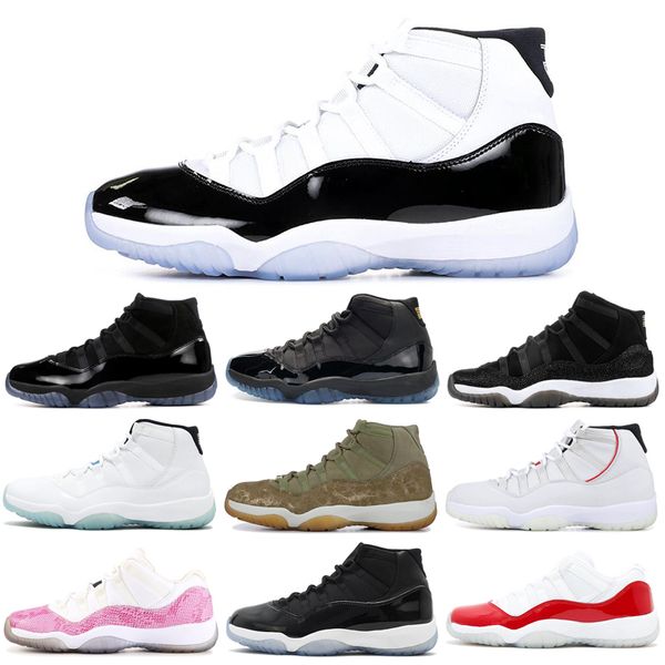 

air jordan retro 11 concord high 45 xi 11s cap and gown navy gum men basketball shoes prm infrared 23 space jams 7-13