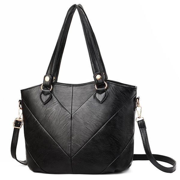 

hbp fashion women handbags tassel pu leather totes purse handle embroidery crossbody bag shoulder bag lady hand bags black color