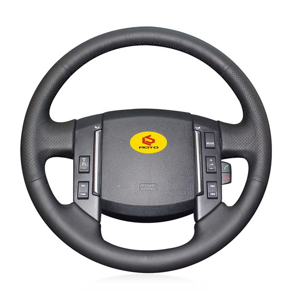 

braid on the steering wheel cover for ander 2 2007-2012 leather steering wheel case cubierta del volante
