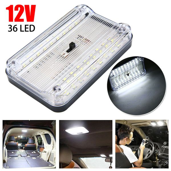 

12v 36 led car vehicle interior dome roof ceiling reading trunk light lamp