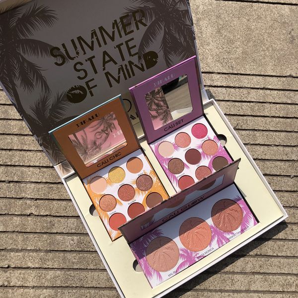 FashionSummer Тени для век Набор 3 в 1 Eyeshadow Выделите Косметика Kit Shimmer Matte Eyeshadow Глаза Set красоты Красивая Любовь подарок для лета