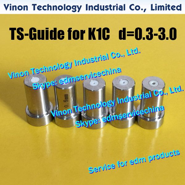 edm TS-Guide K1C (Edelstahlgehäuse + Keramik) d=0,3/0,4/0,5/0,6/0,7/0,8/0,9/1,0/1,5/2,0/2,5/3,0 mm für So dick KIC Small Hole Drill EDM Machine