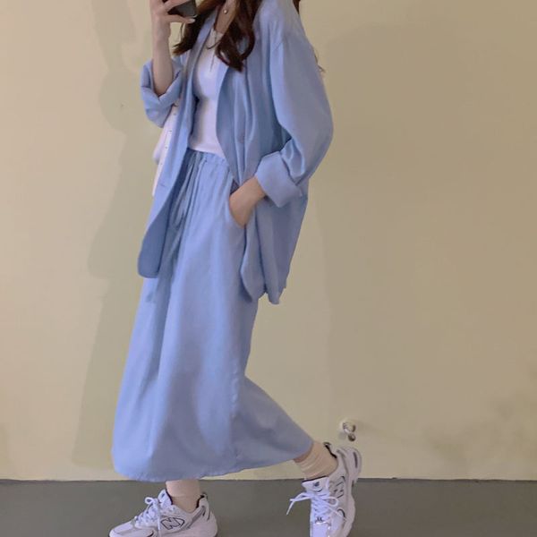 

alien kitty 2020 new women blazers elegant female jackets double breasted casual coat pockets office lady wild workwear, White;black