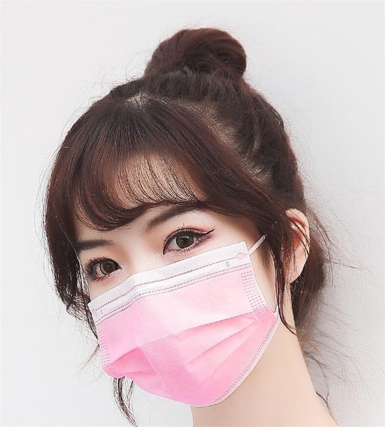 

party mask black wholesale 24 hours fast shipping face mouth mask 3 ply anti dust earloops masks safe mask outlet
