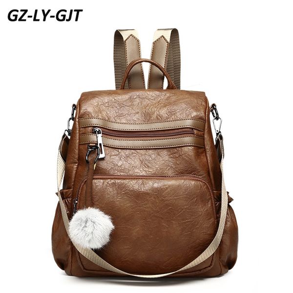

fashion women backpacks women's leather backpacks female school backpack women shoulder bags for teenage girls travel back