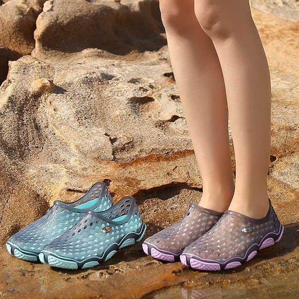 

новые летние женские пляжные туфли на открытом воздухе реки обувь для ходьбы женские выдалбливают желе сад путешествия удобные аква