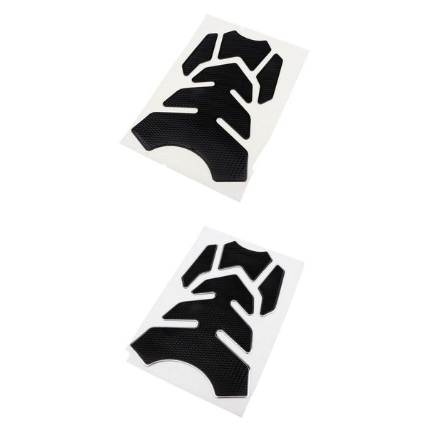 

2 set fuel gas tank cap tank pad decal stickers-black suitable for