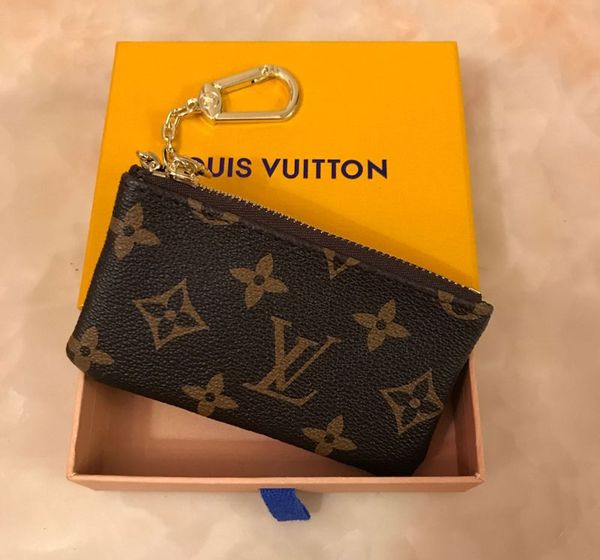 

Специальный 4 цвета Key Pouch Zip Wallet Coin Кожаные кошельки Женский дизайнер кошелек 62650