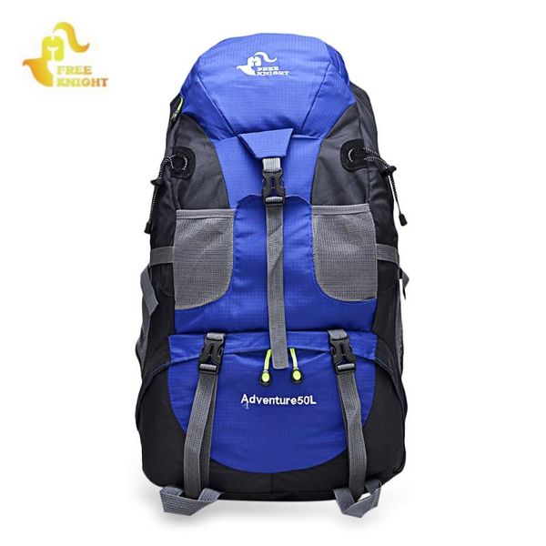 

new 50l camping hiking backpack waterproof cycling backpacks professional outdoor riding bag men women sports travel bags