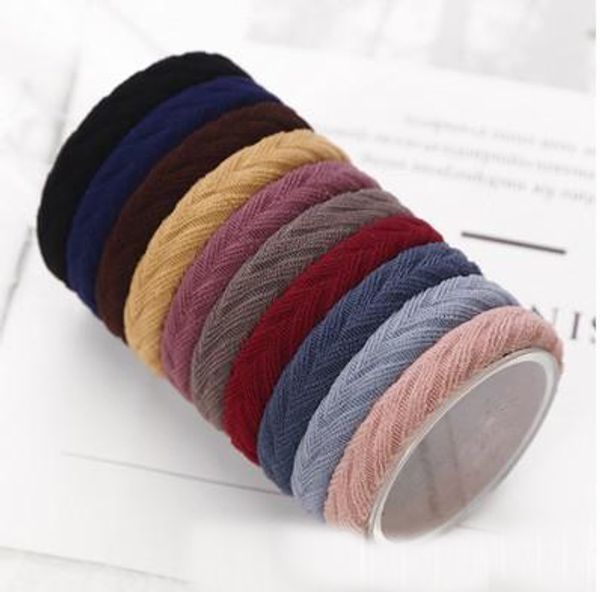 Stretch Hair Ties Hair Bands Ponytail Holders Headband For Thick