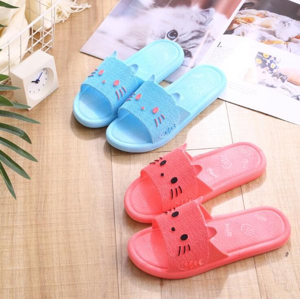 

2019. summer. soft sole. women slippers. wear-resistant. skid-resistant. beach. l. indoor. shower room. casual shoes. scuffs. w9831., Black