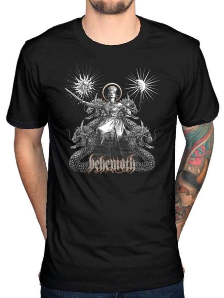 

бегемот евангелион футболка ангел сатанист библия абисс абиссум, White;black