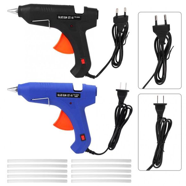 

high pressure power water gun 60w/80w/100w electric melt glue gun art craft repair tool with switch 100-240v piston with