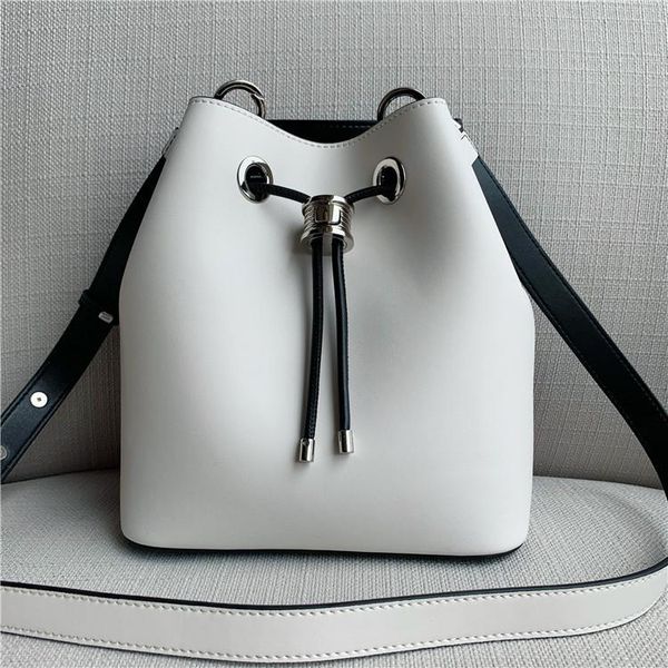 

belle2019 two-tone summer split joint bucket package genuine leather ma'am single shoulder messenger handbag