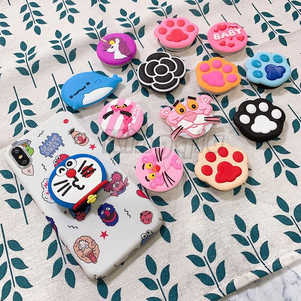 

suitable for all mobile phone wholesale universal mobile phone elastic cartoon cat claw airbag mobile phone telescopic bracket