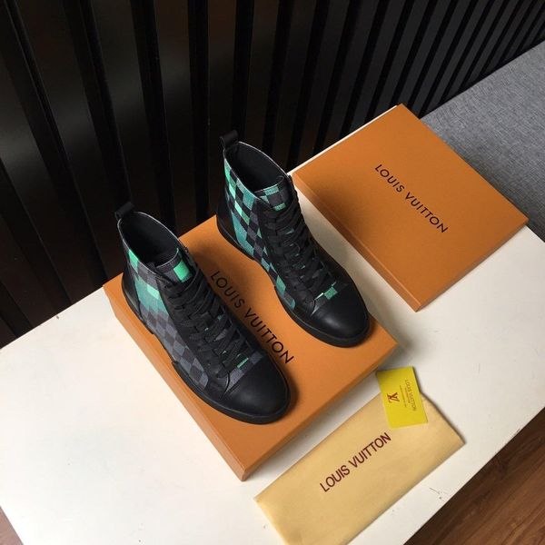 

ksl13new limited edition french series high-end men s casual shoes, men s boots fashion sports shoes, original shoebox delivery 38-44, Black