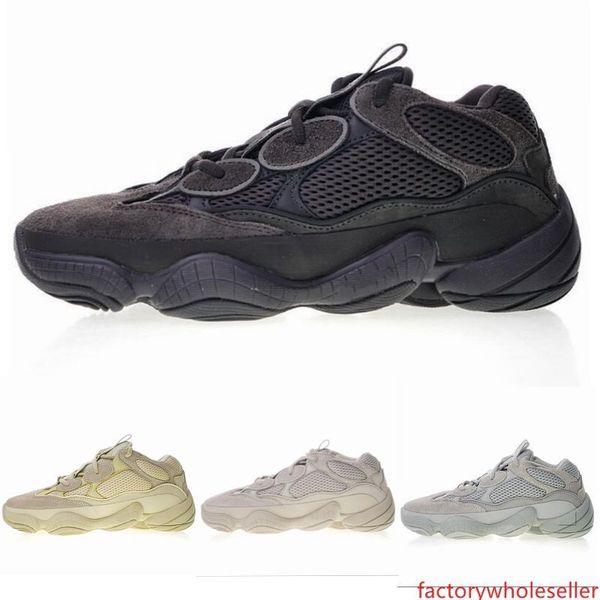 

2019 new 500 blush desert rat super moon yellow running shoes 500 salt utility black sneaker sports shoes with