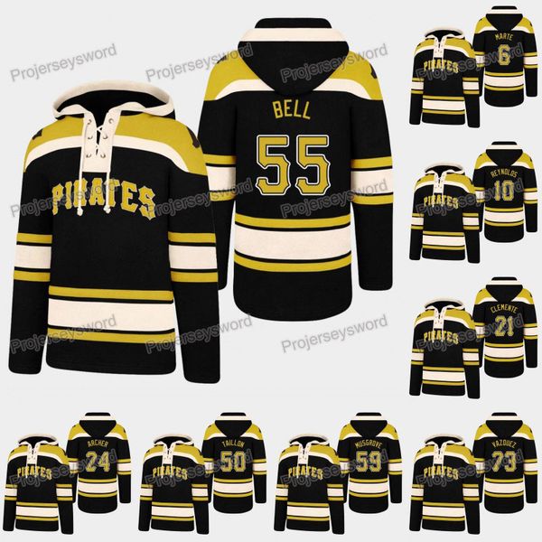 

Pittsburgh Josh Bell Pirates Superior Lacer Hoodie Bryan Reynolds Roberto Clemente Chris Archer Felipe Vazquez Joe Musgrove Baseball Jerseys