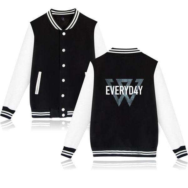 

winner fashion jacket coat print popular everyd4y baseball uniform, Black;brown