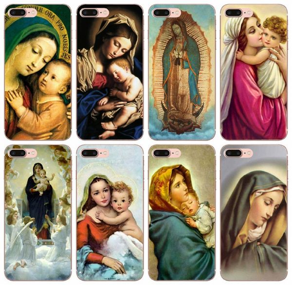 

[tongtrade] blessed virgin mary christmas cute lovely case for iphone x xs 11 pro max 8 7 6s 5s samsung j3 2018 huawei p10 plus 1pcs case