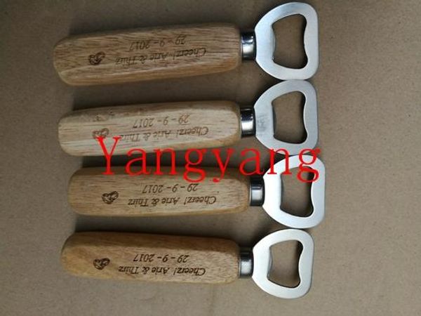 

50pc per onalized wood beer bottle opener cu tom engraved and monogrammed wedding groom men gift 20180920