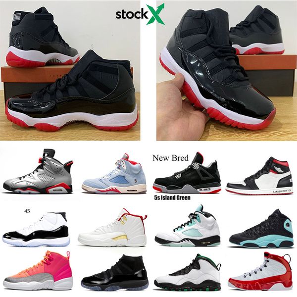 

mixed style 1s 5s 11s bred 2019 men basketball shoes 12 13s island green mens 9 seattle 10s sneakers sports shoes stock x