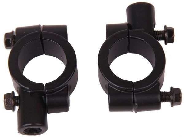 

universal motorcycle rearview mirror holder mounting hole reflector bracket clamp bicycle accessories