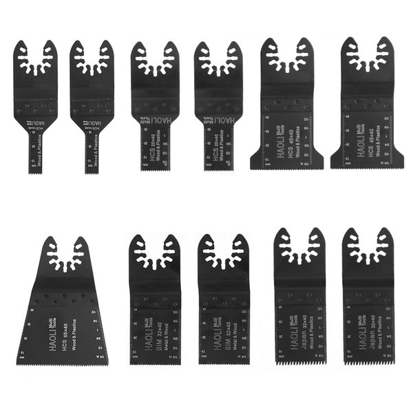 

11 pcs quick change oscillating multi tool saw blade accessories,good price and fast devliery,for fein power tool,metal cutting