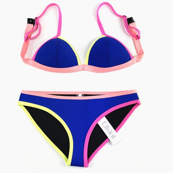 

women's diving material bikini swimsuit women's swimsuit diving material bikini, White;black
