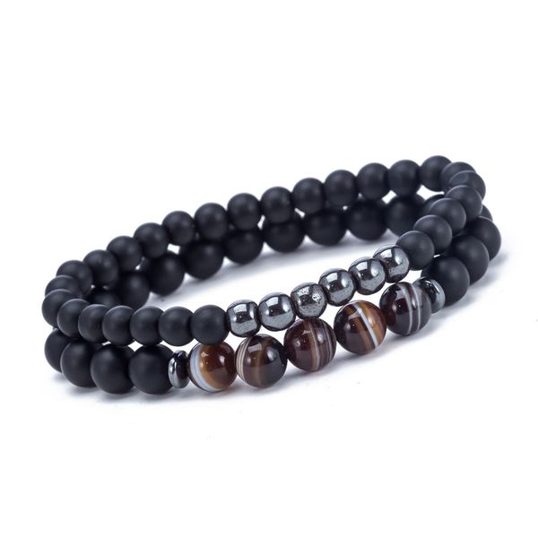 

elatic bead bracelet beaded black mantra prayer beads buddha bracelet for women and mens pulseras masculina valentines gift n93