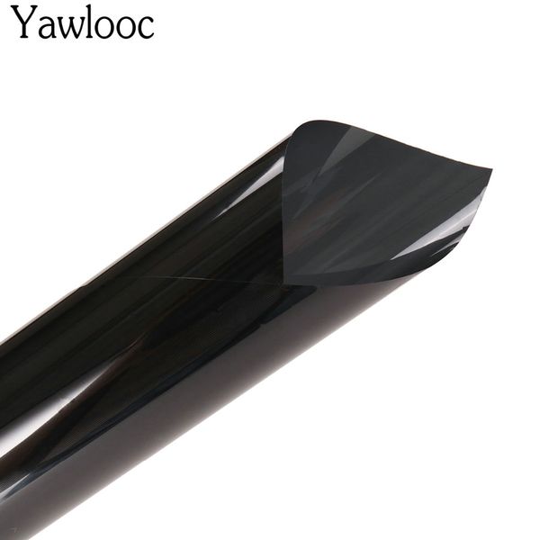 

50cmx300cm dark black car window tint film glass vlt 5% roll 1 ply car auto house commercial solar protection summer
