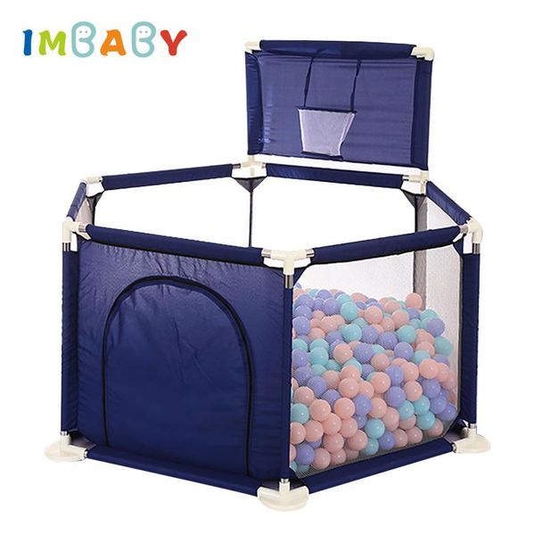 IMBABY Baby-Laufstall für Kinder, Poolbälle, Spielzeug-Laufstall für 0–6 Jahre, Bällebad, Babyzaun, Kinderzelt, Zeltball