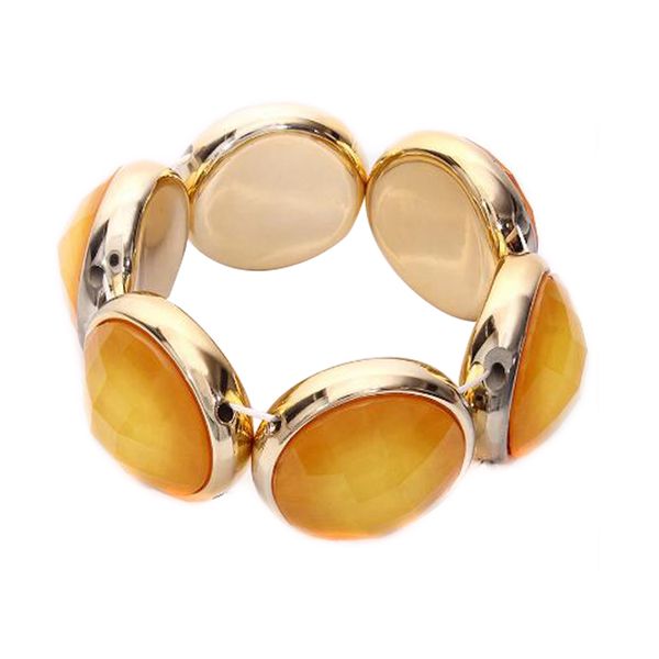 

candy colors big stone stretch bracelets bangles for men women friendship hand accessories factory wholesale cm-e1527, Black