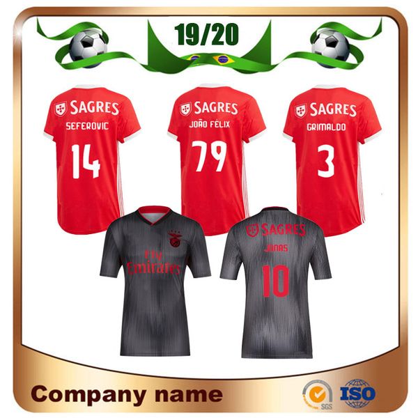 

19 20 benfica 10 jona occer jer ey 2019 home red eferovic gabriel kalaica alvio occer hirt away zivkovic eli eu football uniform