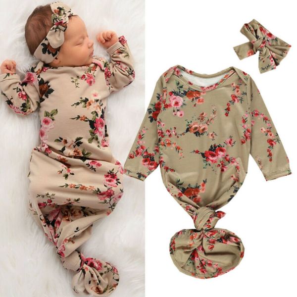 

2pcs Newborn Baby Floral Snuggle Swaddling Wrap Blanket Sleeping Bag Swaddle