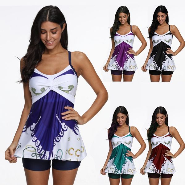 

2019 swimsuit bikini added weight and increased size split boxer bikini swimsuit slim, White;black