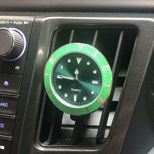 

car clock mini automobiles internal automotive styling accessories gifts stick-on digital watch mechanics quartz clocks